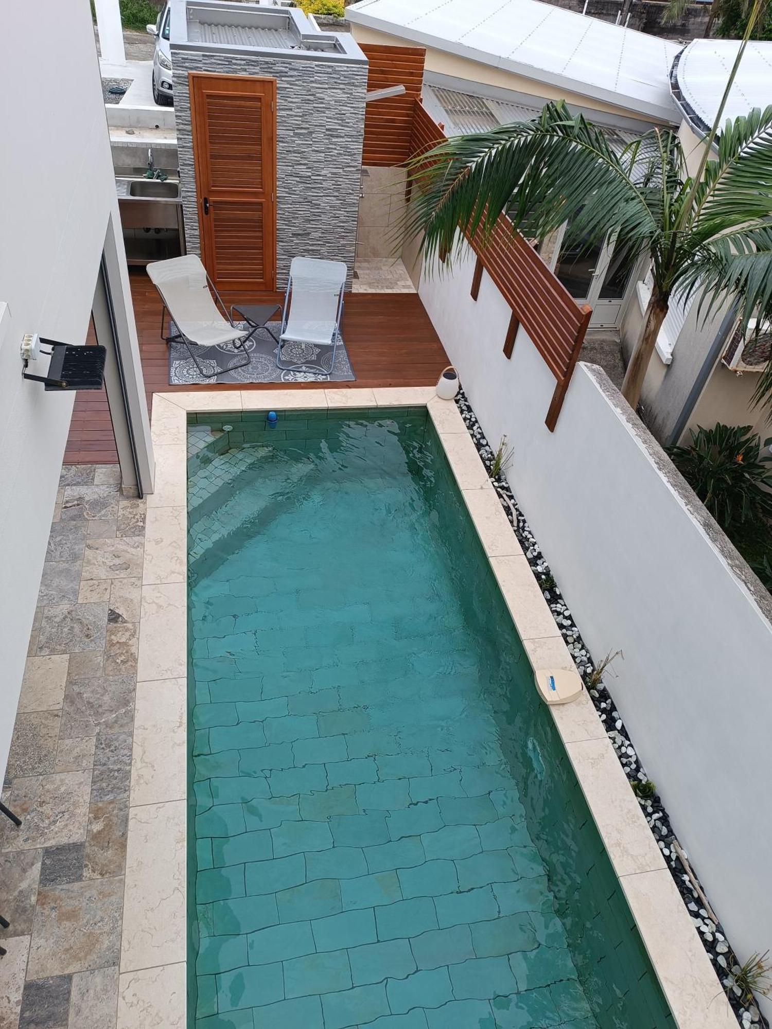Villa O'Lhaya Piscine Pivee سانت-جوزيف المظهر الخارجي الصورة